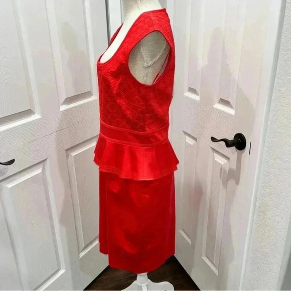 Antonio Melani sleeveless, salmon, dress fully lined w beautiful empire waist - Picture 3 of 10